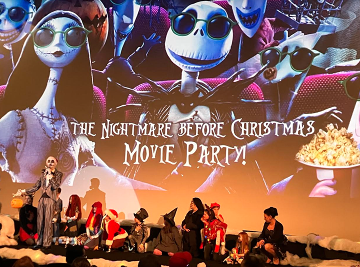 The Nightmare Before Christmas Movie Party Flyer
