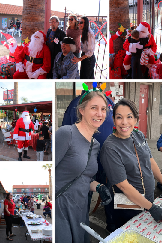 Photo Collage of Wildcat Inn Holiday Party.