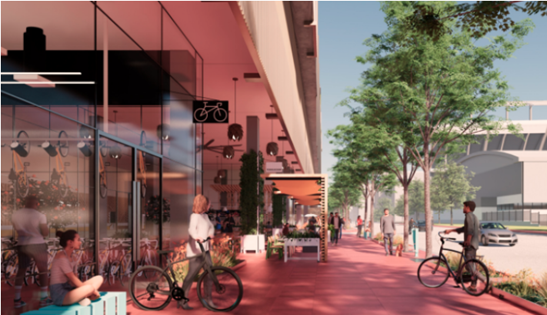 Picture of what the retail component may look like