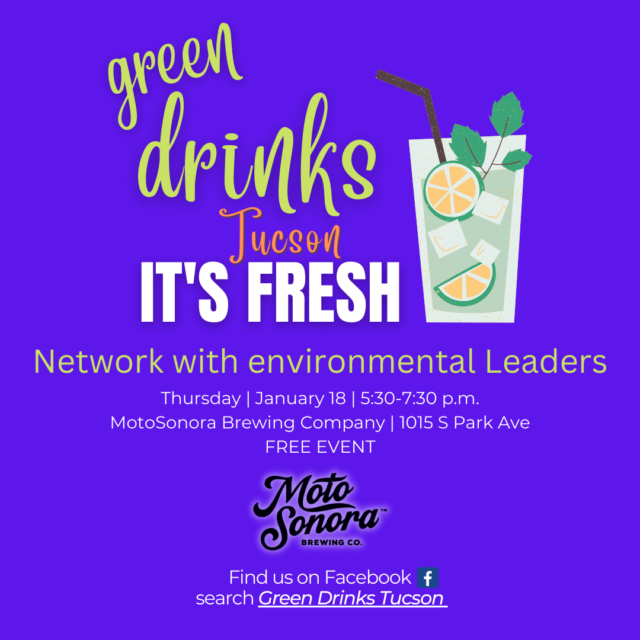 Graphic for Green Drinks Event
