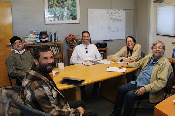 Photo of ward 3 staff with Jay young in the center