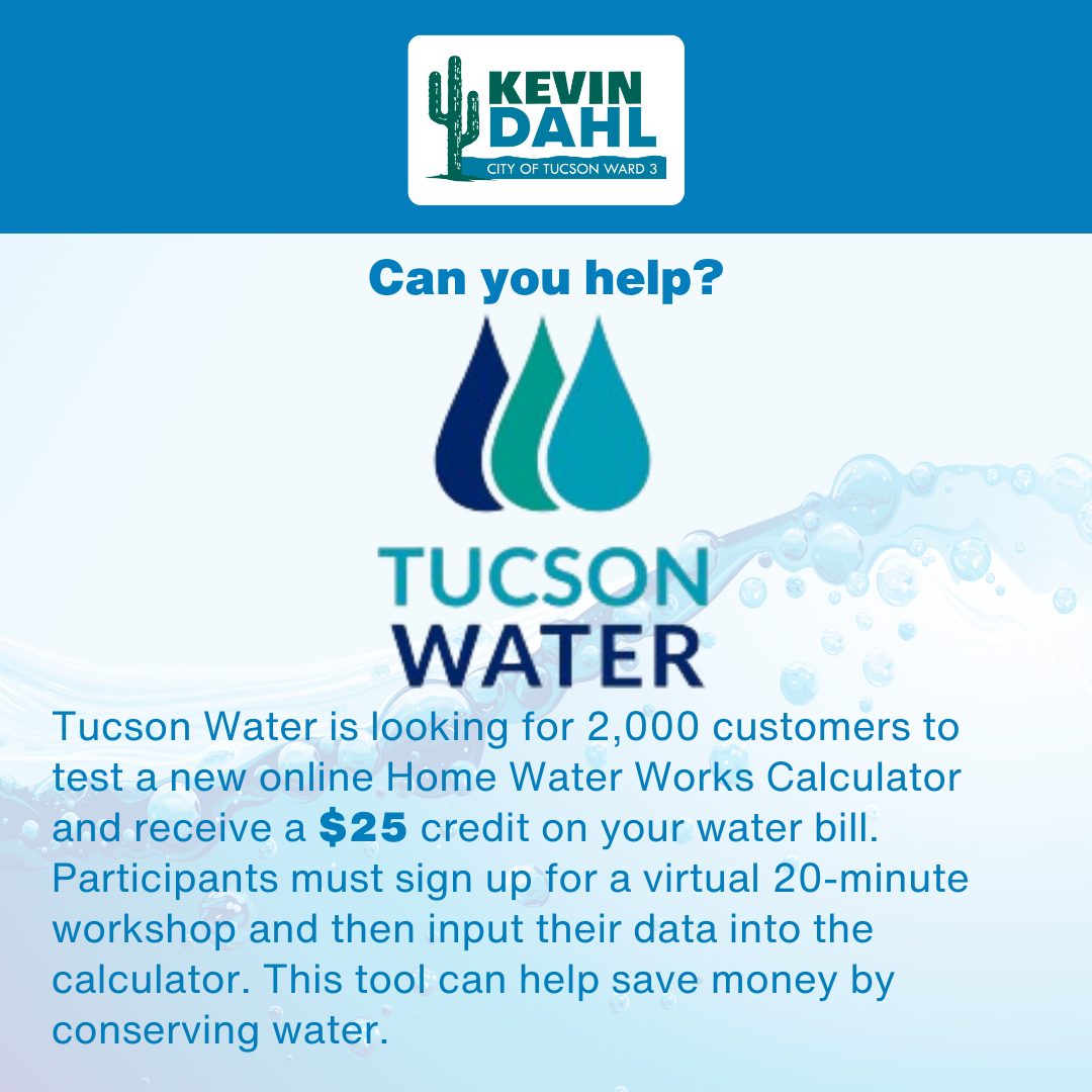 Graphic for Tucson Water survey