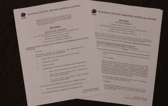 Photo of Agenda for january 23, 2024