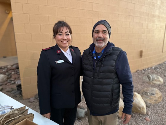 Photo of Salvation Army Captain Kristy Church and Shawn Milligan