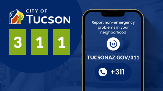 City of Tucson 311 non-emergency number image