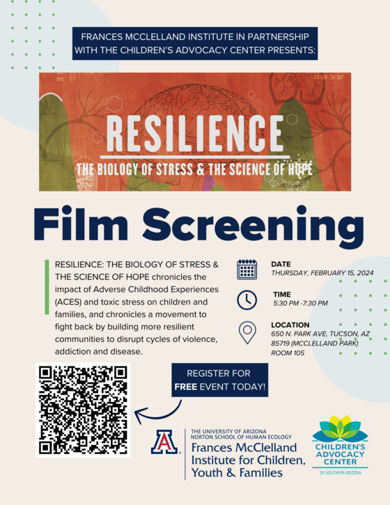 Flyer Film Screening the biology of stress