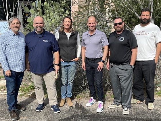 Photo Of Ward 3 staff and City of Tucson Staff outside of the Ward 3 office.