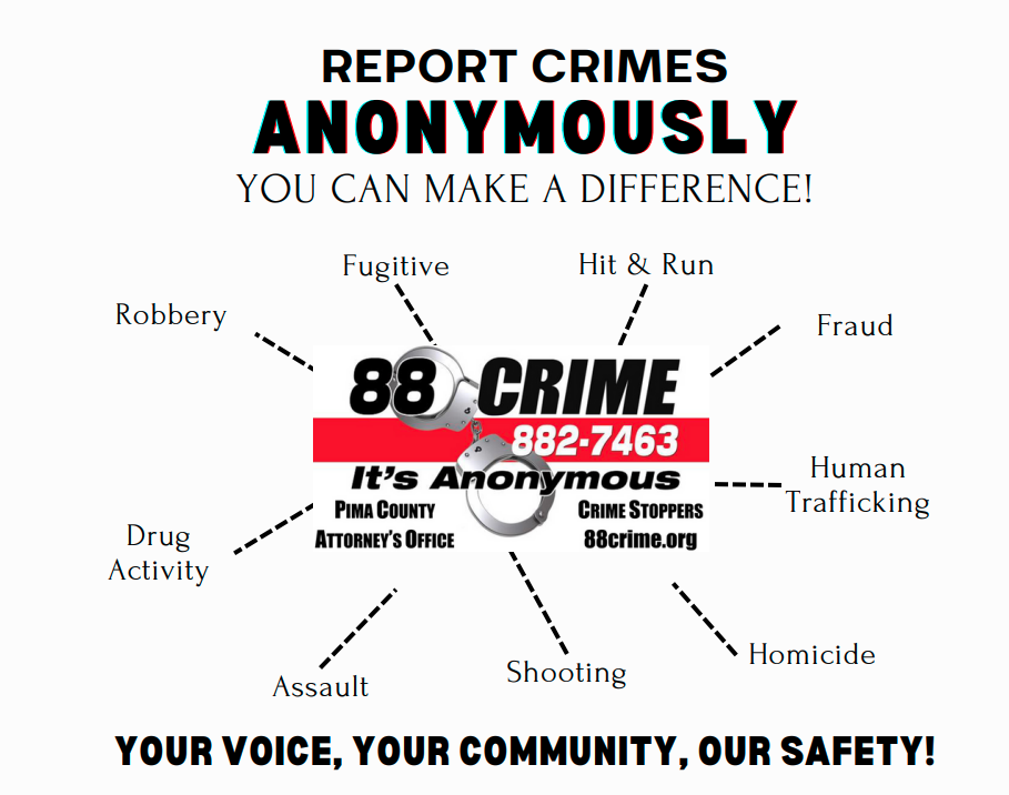 88 Crime Report Crime Anonymously Flyer