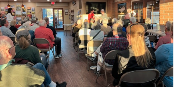 Picture of the gathering at the Sunshine Mountain Ridge HOA