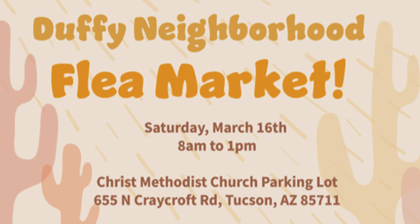 Duffy Neighborhood Flea Market Flyer 