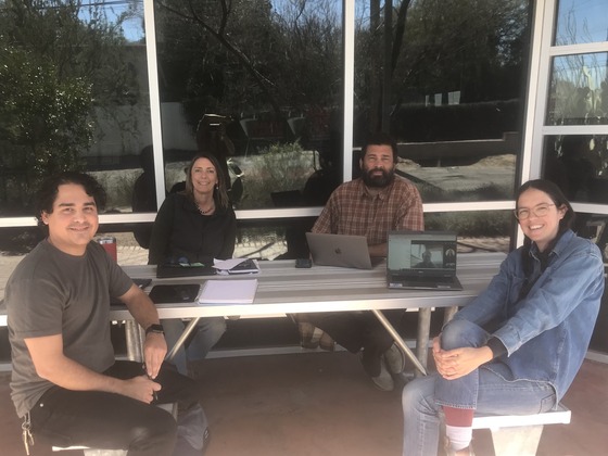 Photo of Ivan Pino of Tucson Clean and Beautiful and the Ward 3 Staff.