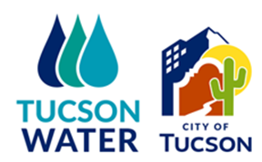 Logo lockup of City of Tucson and Tucson Water