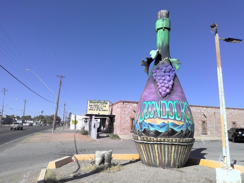 Photo of large boon docks bottle.