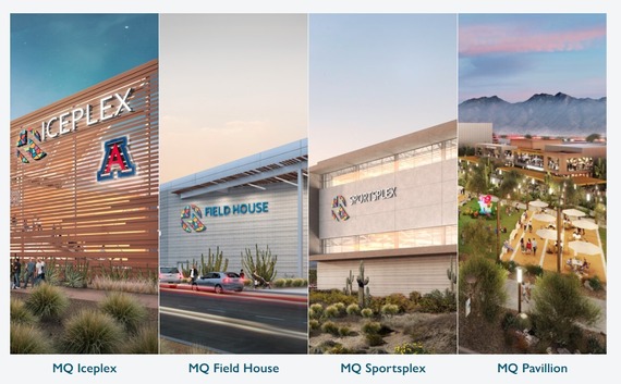 Mosaic Quarter Venues: MQ Iceplex, MQ Field House, MQ Sportsplex, and MQ Pavillion