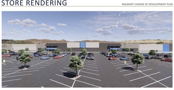 Photo of proposed Walmart expansion