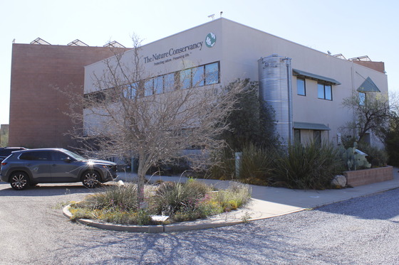 Photo of the front of the Nature Conservancy Building.