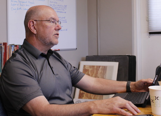 Photo of outgoing Tucson City Manager Mike Ortega.