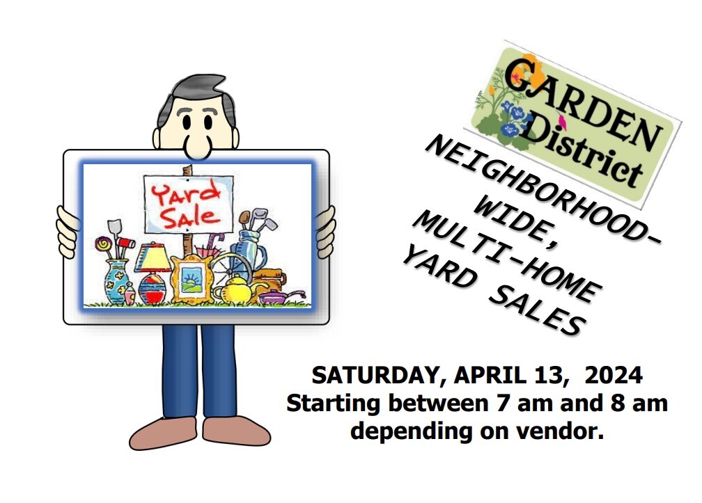 Graphic for Garden District Yard Sale