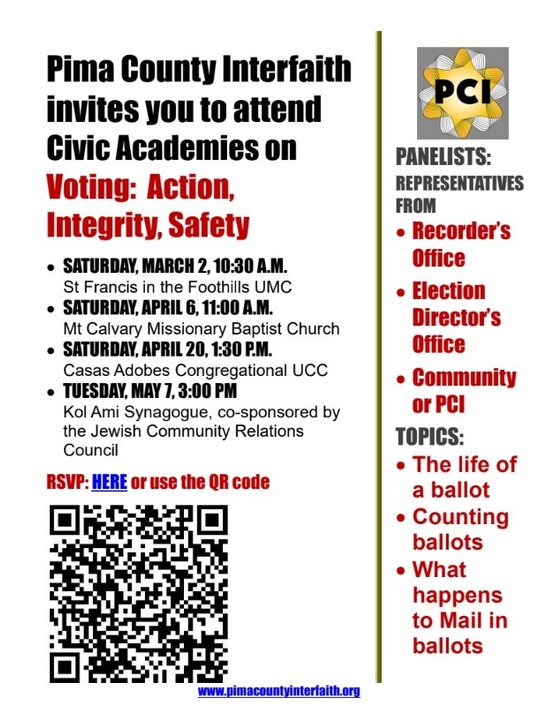 Graphic for Civic Academies on voting.