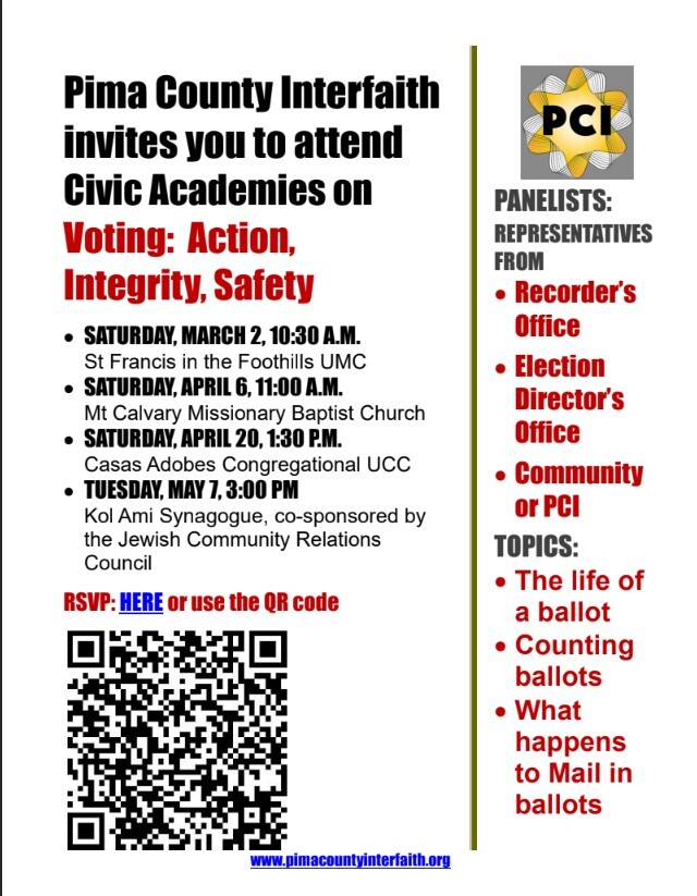 Graphic for Civic Academies on voting.