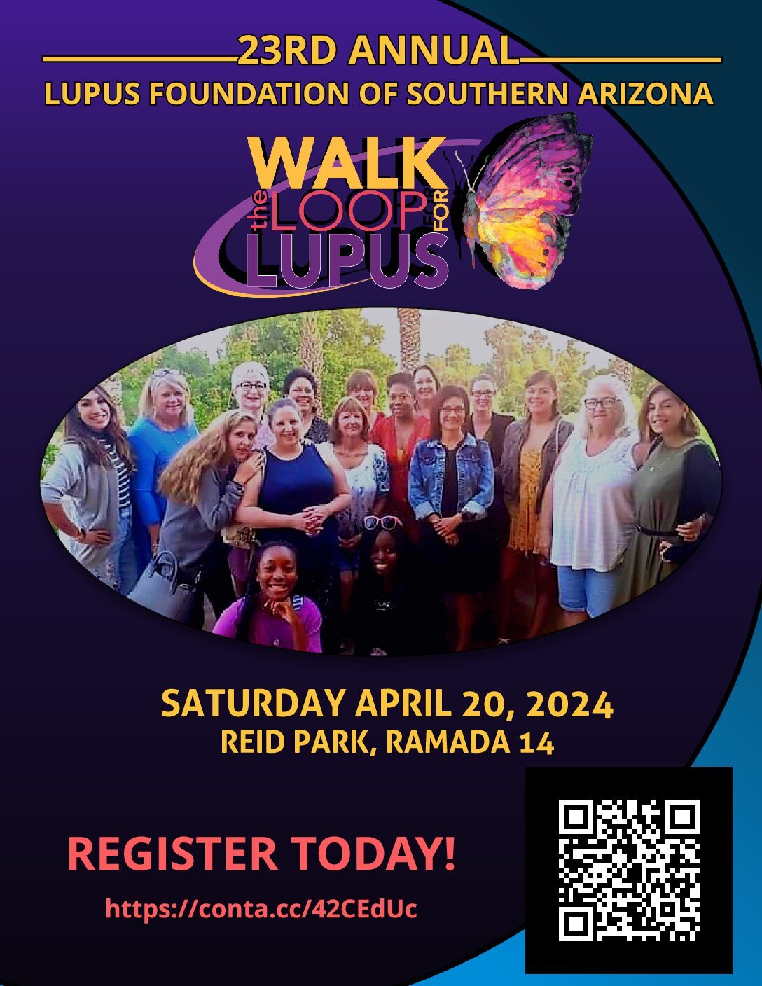 Flier for Lupus Foundation of Southern Arizona.