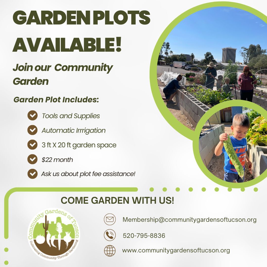 Graphic for Plots available at Blue Moon Community Garden