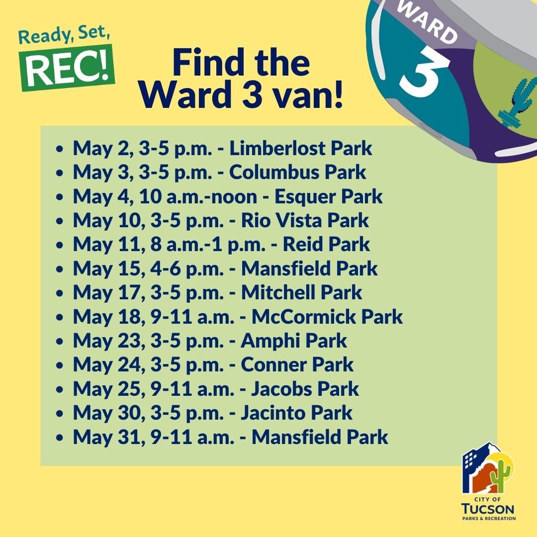 Graphic of Ready Set Rec For May