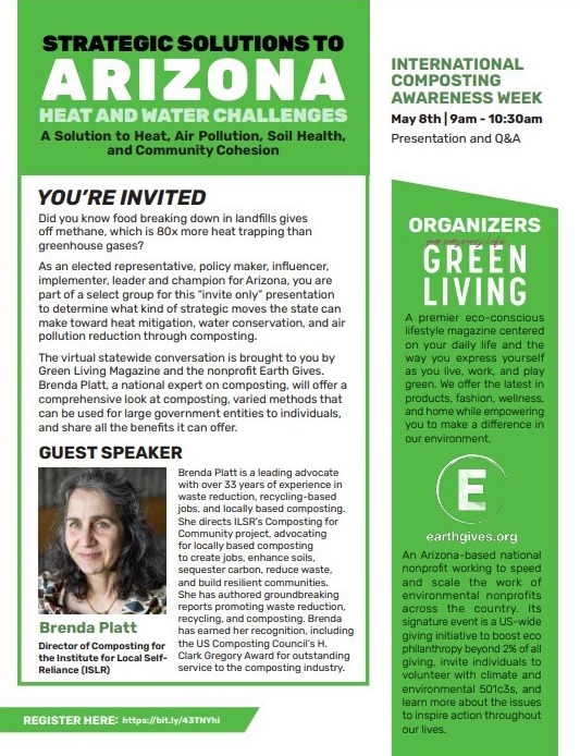 Flyer for Strategic Solutions presentation on May 8th