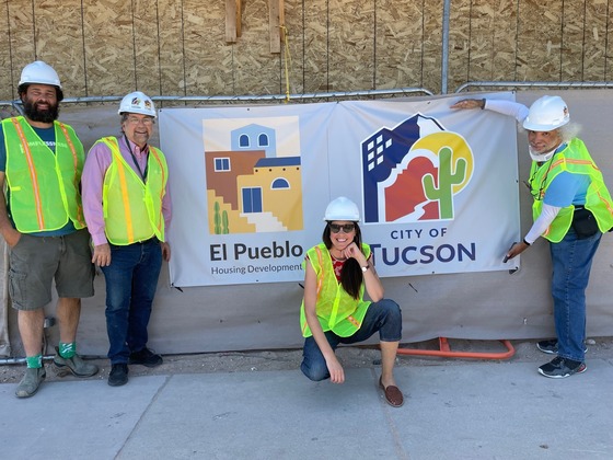 Ward 3 Council Aide C.J. Boyd, Vice Mayor Kevin Dahl, Council Aide Marlene Avelino, and Community Liaison Mike Edmonds.