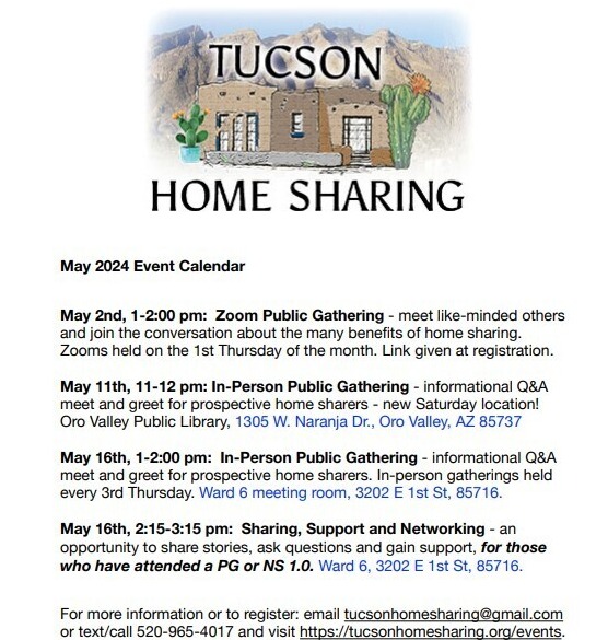 Graphic for Tucson Home Sharing