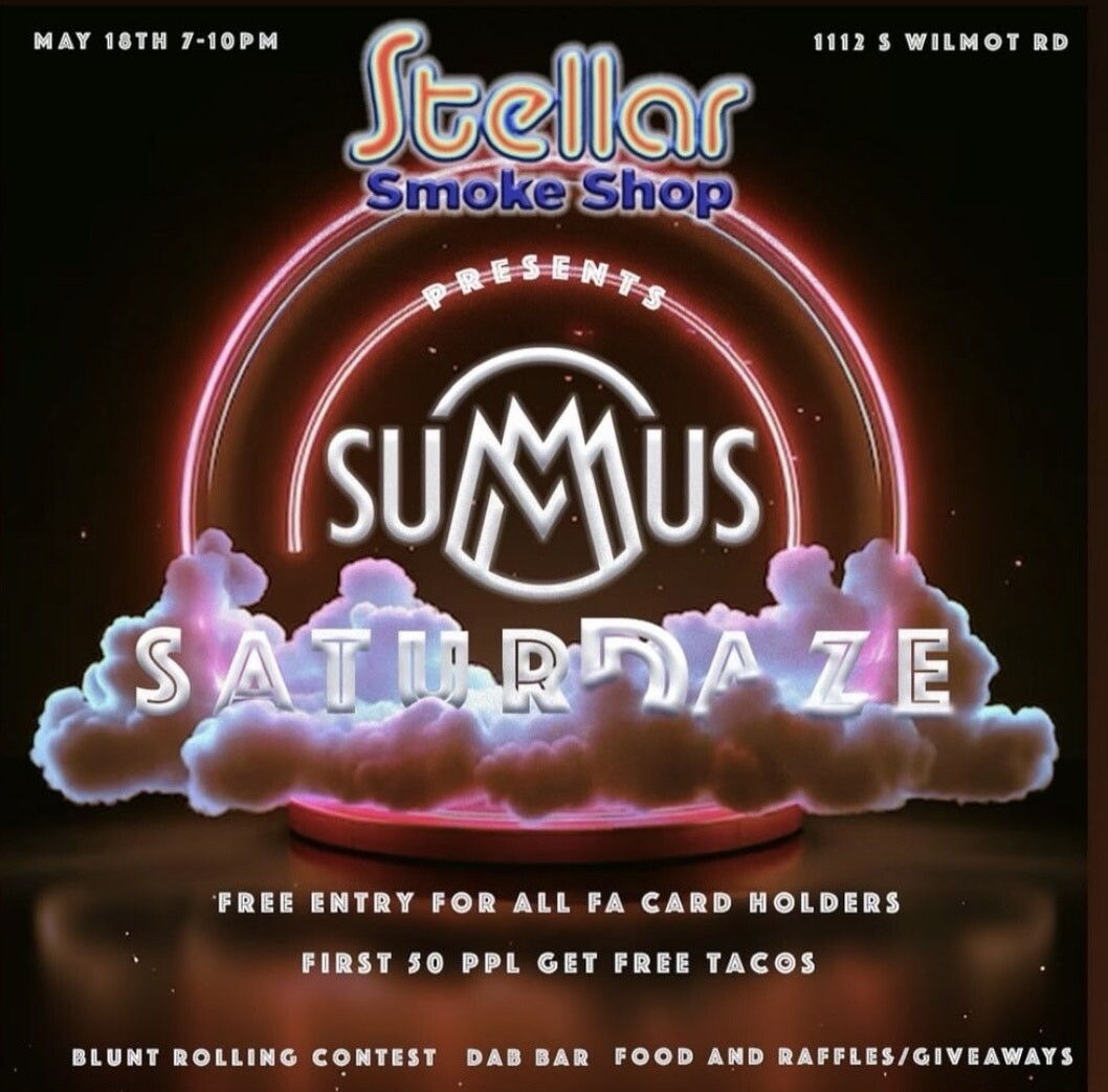 Saturdaze event flyer