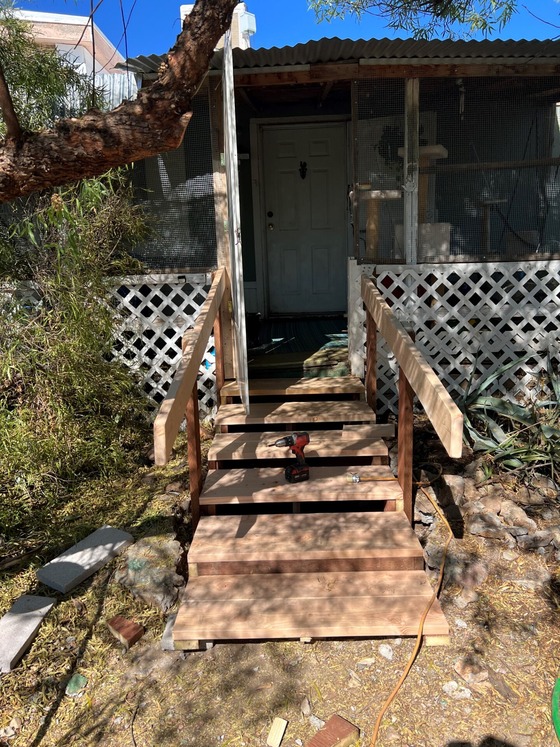 Photo of CHRPA installed stairs.