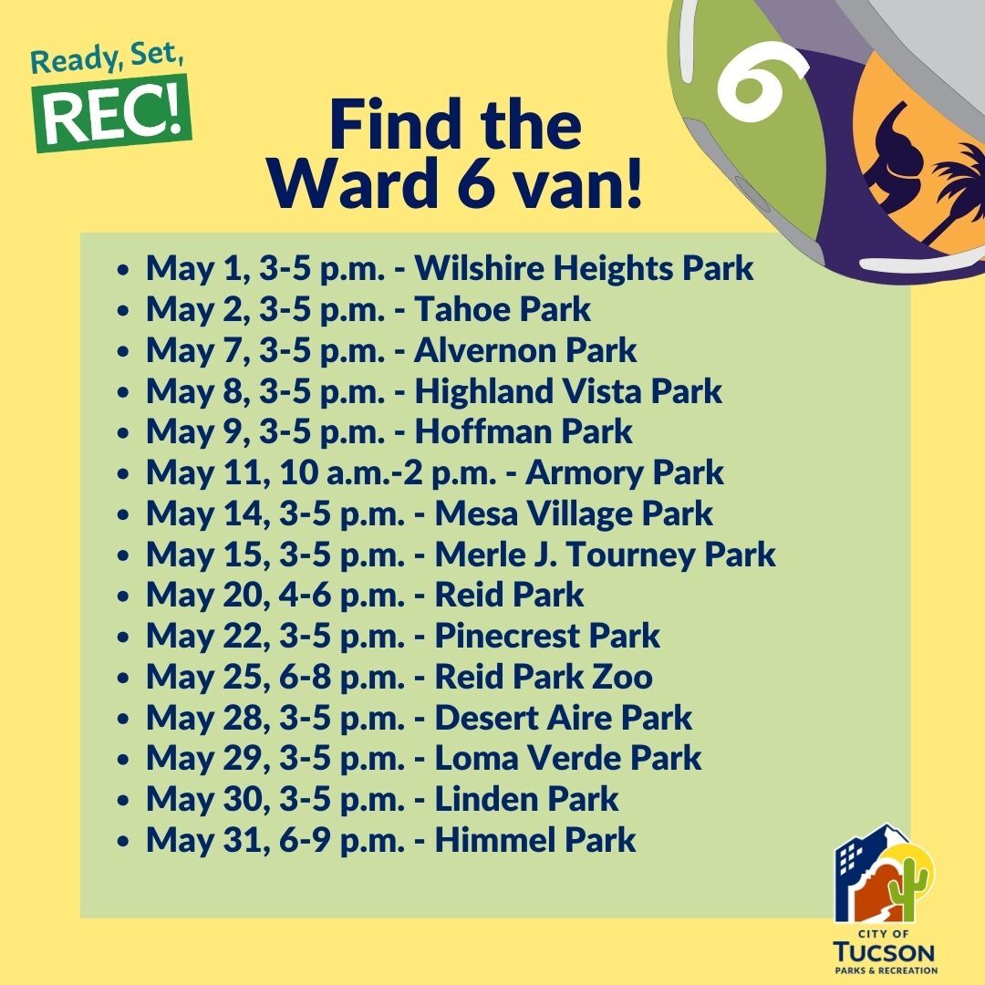 Ready, Set, Rec Ward 6 Van Flyer!