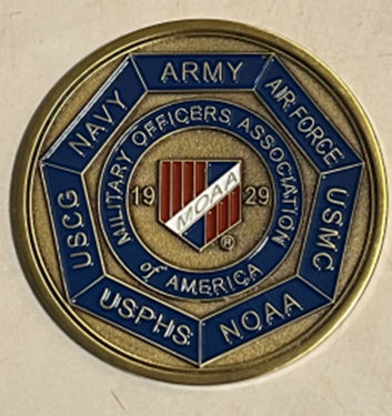 Image of US Military Officers Association Medallion