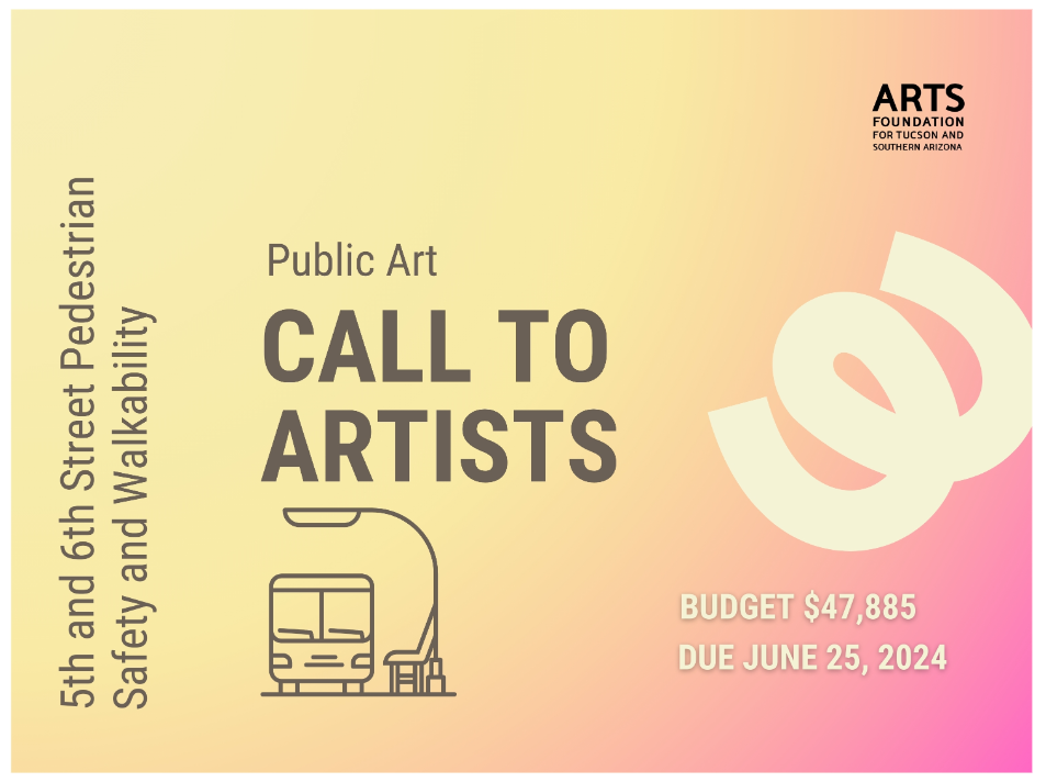 Call to Artists for the 5th/6th Pedestrian Safety & Walkability public art project flyer