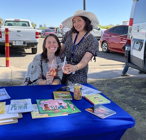 Photo of Ward 3 Council Aide Shannon Jenkins and Community Services/Neighborhood Resource Project Coordinator Fabiola Bedoya.