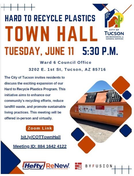 Plastic Town Hall at ward 6 on June 11