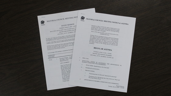 Photo of June 18, 2024 Study Session and Regular Agenda