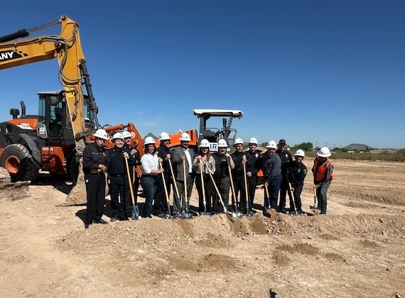 Officials at groundbreaking
