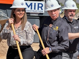Mayor, CM Fimbres, and City Manager Tim Thomure