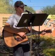 Steve K performs his music during Blenman Elm Neighborhood Event