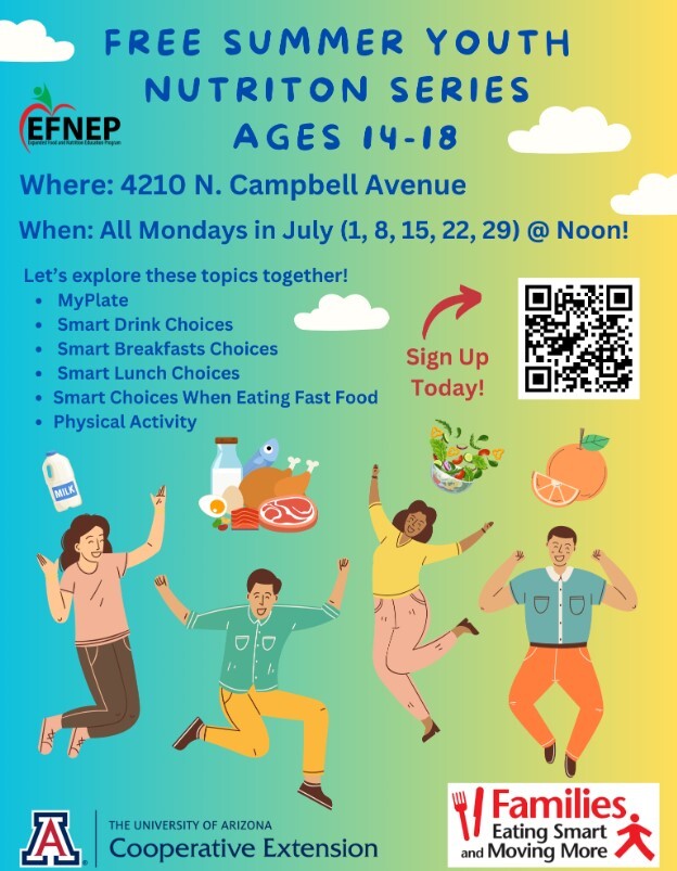 Flyer for Youth Nutrition Series