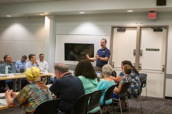 Photo of Patrick in front of Task Force