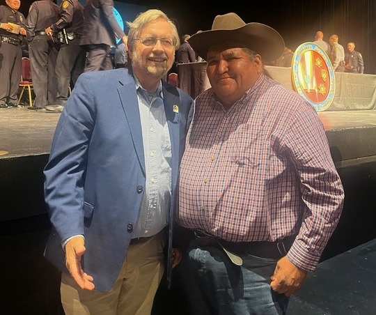 Photo of Vice Mayor Kevin Dahl and Chairman of the Tohono O’odham Nation Verlon Jose
