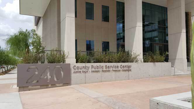 Photo of The Pima County Recorder's Office in Downtown Tucson.