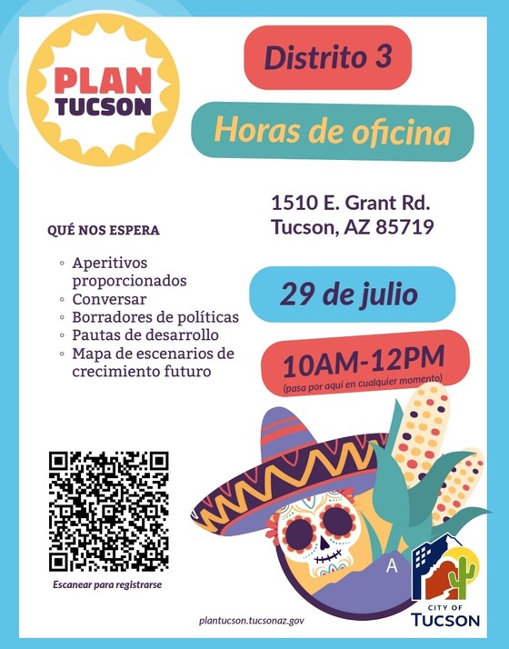 Flyer Plan Tucson office hours Spanish