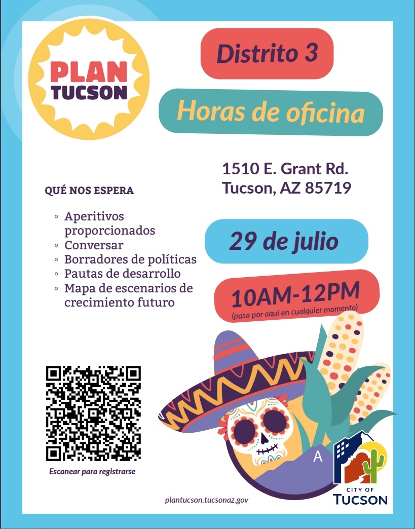 Flyer Plan Tucson office hours Spanish