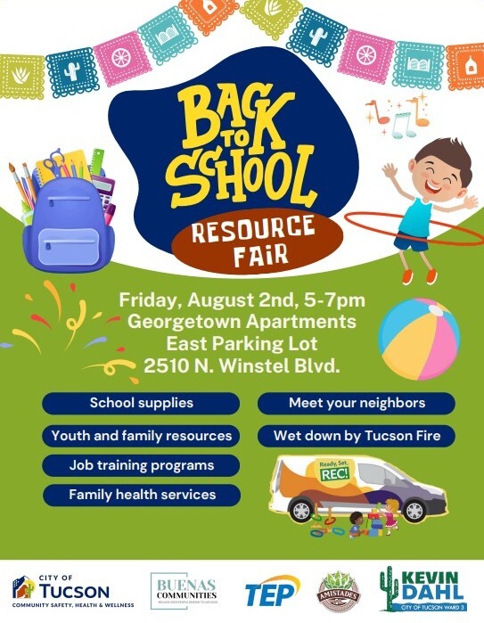Graphic for Back to school resource fair