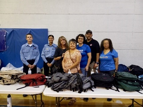 Volunteers at the Ward 5 event