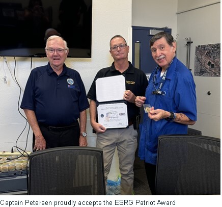 Image of Council Member Fimbres with TPD Captain Mickey Petersen